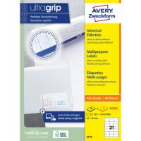 AVERY Zweckform Etiketten 6170 weiß 64,