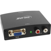 InLine® Konv. VGA+Audio zu HDMI