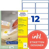 AVERY Zweckform Etiketten L4743REV-100 w gallery