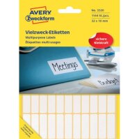 AVERY Zweckform Etiketten 3320 wei&szlig gallery