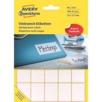 AVERY Zweckform Etiketten 3321 wei&szlig gallery