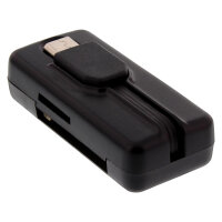 InLine® OTG Card Reader Dual Flex, für SD+microSD, mit USB Buchse+2 Kartenslots