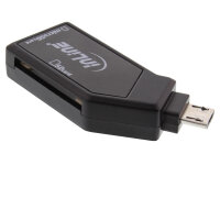 InLine® OTG Mobile Card Reader, USB 2.0, für...
