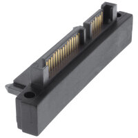 InLine® SATA Adapter Stecker / Buchse, 22pol. (15+7), aufwärts gewinkelt