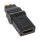 InLine® HDMI Adapter, HDMI A Buchse auf Mini HDMI C Stecker, flexibel, 4K2K