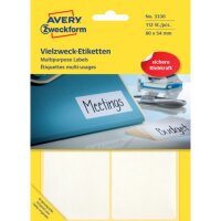 AVERY Zweckform Etiketten 3330 weiß 80,