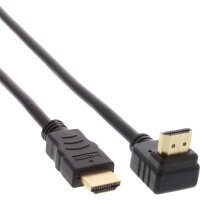 InLine® HDMI HS Kabel, gewinkelt, mit Eth., ST / ST,...