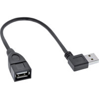 InLine® Smart USB 2.0 Verlängerung gewinkelt, ST...