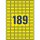 3.780 AVERY Zweckform Etiketten L6037-20 gelb 25,4 x 10,0 mm