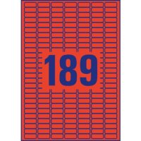 AVERY Zweckform Etiketten L6036-20 rot 2 gallery