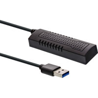InLine® USB 3.1 zu SATA 6Gb/s Konverter Kabel, USB A Stecker, 0,9m