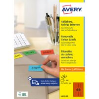 AVERY Zweckform Etiketten L6038-20 rot 4 gallery