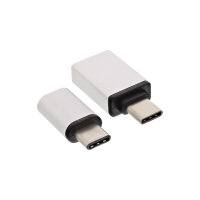 InLine® USB Adapter-Set, USB-C Stecker an Micro-USB...