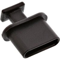 InLine® Staubschutz, für USB-C Buchse, schwarz...