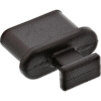 InLine® Staubschutz, für USB-C Buchse, schwarz...