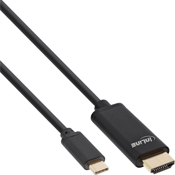 InLine® USB Display Kabel, USB-C Stecker zu HDMI Stecker, 3m