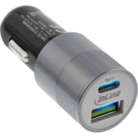 InLine® USB KFZ Stromadapter Quick Charge 3.0,...