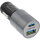 InLine® USB KFZ Stromadapter Quick Charge 3.0, 12/24VDC zu 5V DC/3A, USB-A+USB-C