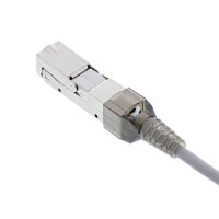 InLine® Kabelverbinder Cat.6A, geschirmt, schmale Ausführung