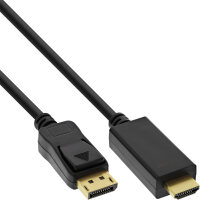 InLine® DisplayPort zu HDMI Konverter Kabel, 4K/60Hz,...