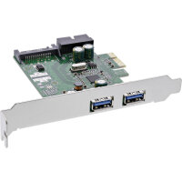 InLine® Schnittstellenkarte, 2x+2x USB 3.0, PCIe, mit...