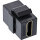 InLine® HDMI Keystone Snap-In Einsatz 4K/60Hz, HDMI A Buchse/Buchse, schwarz