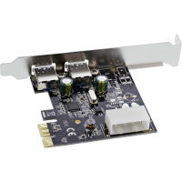 InLine® Schnittstellenkarte, 2x USB 3.0, PCIe, inkl....