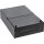 InLine® Anschlussdose Aufputz für 4x Keystone RJ45 Buchse, Metall, schwarz