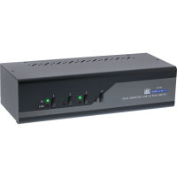 InLine® KVM Desktop Switch, 4-fach, Dual Monitor, DP...