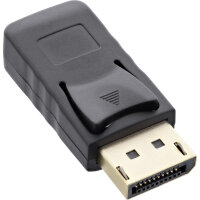 InLine® DisplayPort Adapter, DisplayPort Stecker auf mini DisplayPort Buchse, 4K