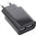 InLine® USB Ladegerät DUO, Netzteil 2-fach, 100-240V zu 5V/2.1A, schwarz