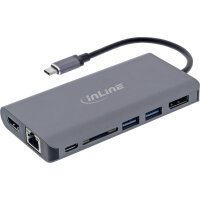 InLine® 7-in-1 USB-C Dockingstation, HDMI,...