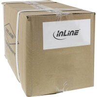 25er Bulk-Pack InLine® Patchkabel, S/FTP (PiMf), Cat.6, PVC, CCA, grau, 5m
