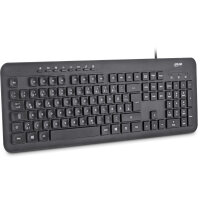 InLine® Design Keyboard, Tastatur, USB-Kabel, DE...