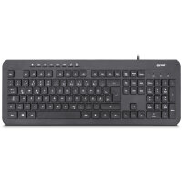 InLine® Design Keyboard, Tastatur, USB-Kabel, DE Layout, schwarz