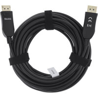 InLine® DisplayPort 1.4 AOC Kabel, 8K4K, schwarz, 70m