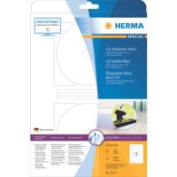 50 HERMA CD-Etiketten 5115 weiß
