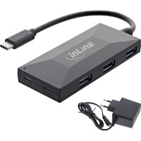 InLine® USB 3.2 Gen.1 Hub, USB-C zu 2 Port USB-C und...