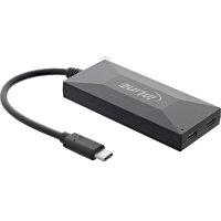 InLine® USB 3.2 Gen.1 Hub, USB-C zu 2 Port USB-C und 3 Port USB-A, mit PSU