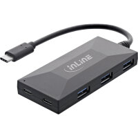 InLine® USB 3.2 Gen.1 Hub, USB-C zu 2 Port USB-C und...