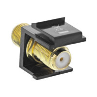 InLine® Keystone Einbauadapter, für Sat-Kabel,...