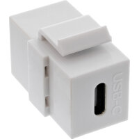 InLine® USB 3.1 Keystone Snap-In Einsatz, USB-C...