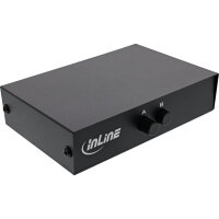 InLine® Seriell-Umschalter manuell 2-fach, RS232,...