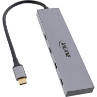 InLine® USB 3.2 Gen.2 Hub (10Gb/s), 4 Port USB-C,...