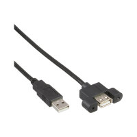 120er Bulk-Pack InLine® USB 2.0 Kabel, Stecker A auf...