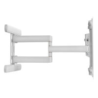 InLine® Premium Aluminium Wandhalterung, für Flach-TV (37-80"), weiß