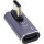 InLine® USB4 Adapter, USB-C Stecker/Buchse vertikal rechts/links gewinkelt