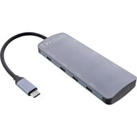 InLine® USB 3.2 Gen.2 Hub, 4x USB-C + 3x USB-A, PD...