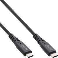 InLine® USB4 Kabel, USB-C ST/ST, PD 240W, 8K60Hz, TPE...