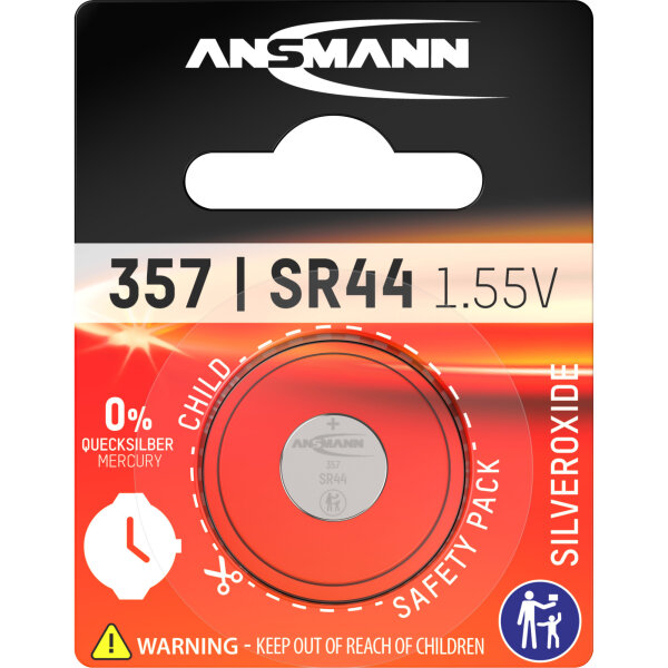 ANSMANN Knopfzelle SR44/357 1,5 V